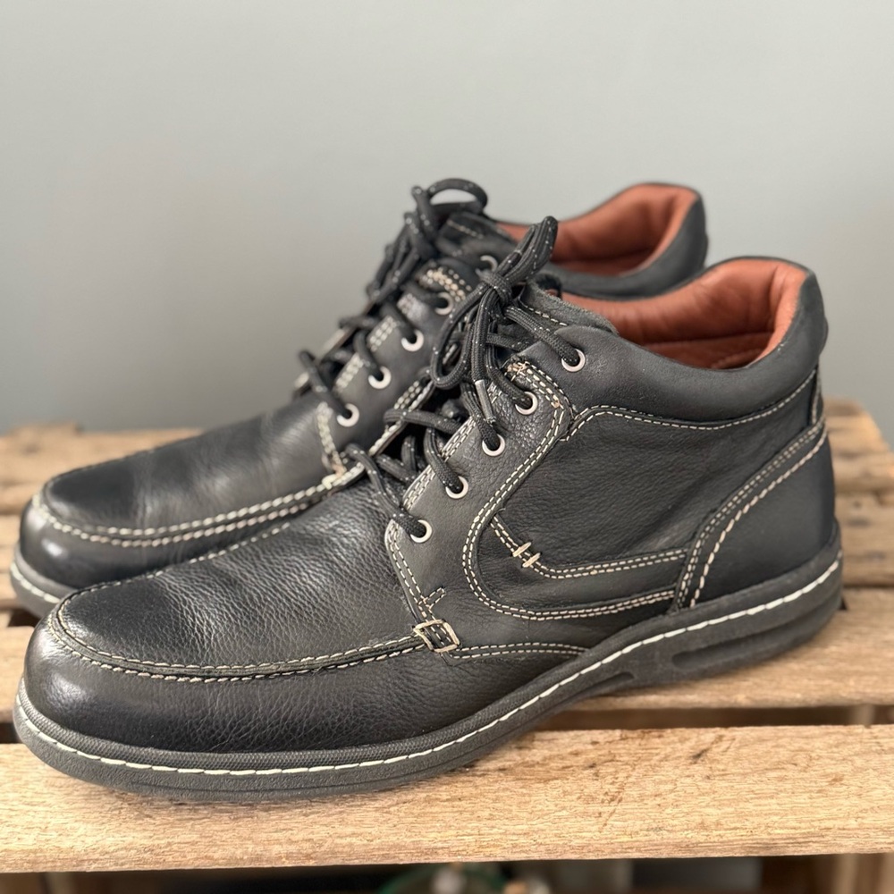 Johnston & Murphy XC4 Rutledge Sheepskin Leather‎ Boots 11.5M A34